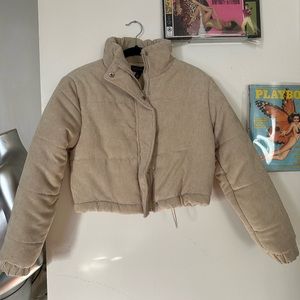 Corduroy Puffer Jacket